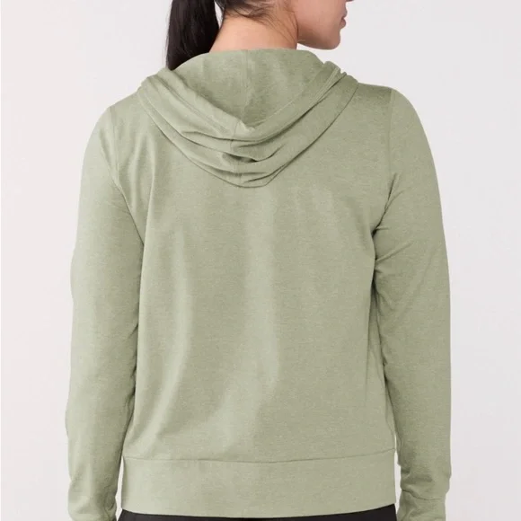 Vuori Jacket Women Halo Performance Lightweight Sage Green Women's Hoodie VW268 - Picture 2 of 9